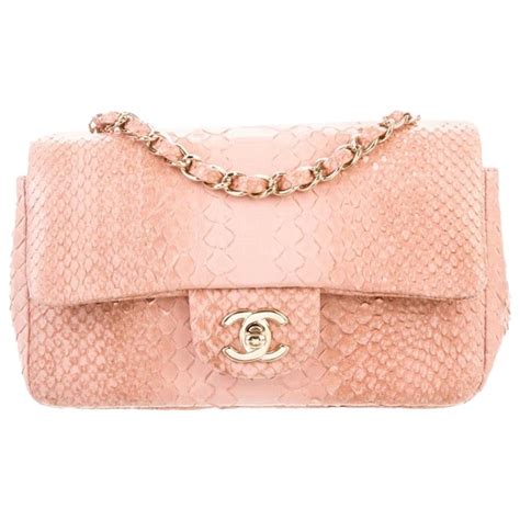 chanel light pink flap|chanel snakeskin flap bag.